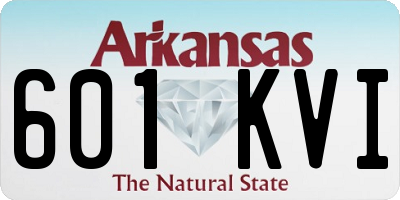 AR license plate 601KVI