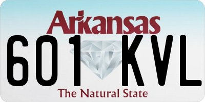 AR license plate 601KVL