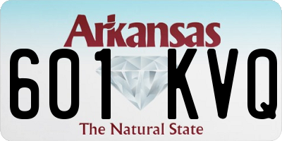 AR license plate 601KVQ