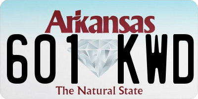 AR license plate 601KWD