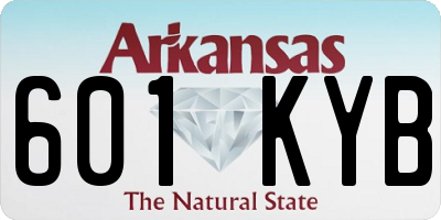 AR license plate 601KYB