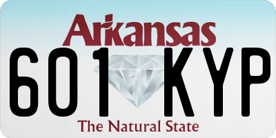 AR license plate 601KYP