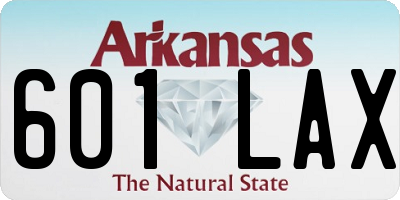 AR license plate 601LAX