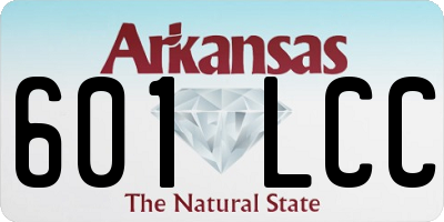 AR license plate 601LCC