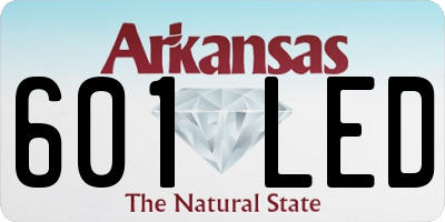 AR license plate 601LED