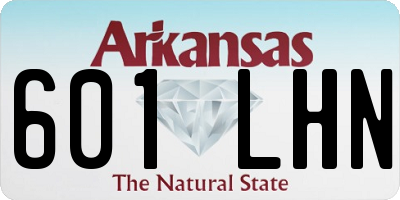 AR license plate 601LHN