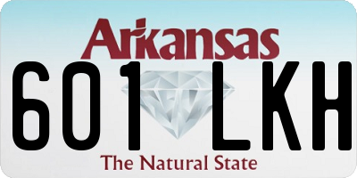 AR license plate 601LKH