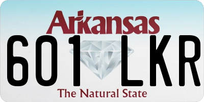AR license plate 601LKR