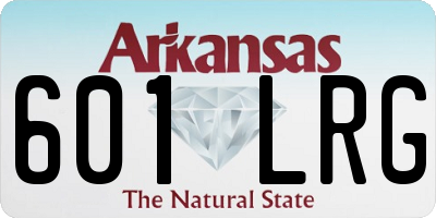 AR license plate 601LRG