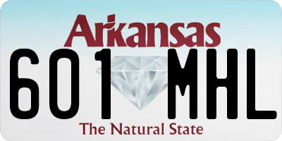 AR license plate 601MHL