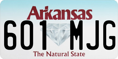 AR license plate 601MJG