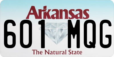 AR license plate 601MQG