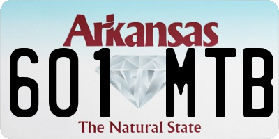 AR license plate 601MTB
