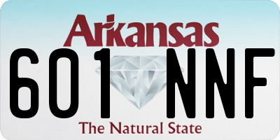 AR license plate 601NNF