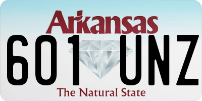AR license plate 601UNZ