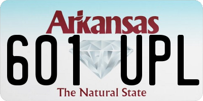 AR license plate 601UPL