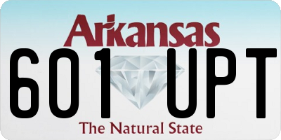 AR license plate 601UPT