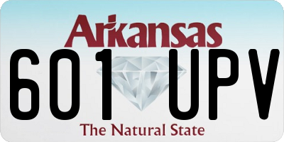 AR license plate 601UPV