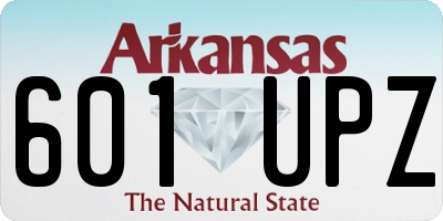 AR license plate 601UPZ