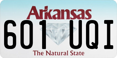AR license plate 601UQI
