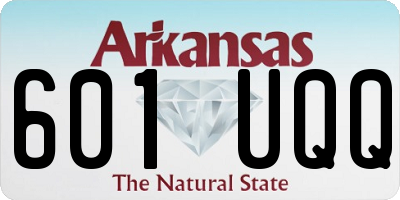 AR license plate 601UQQ