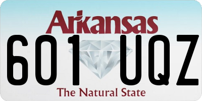 AR license plate 601UQZ