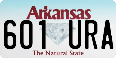 AR license plate 601URA