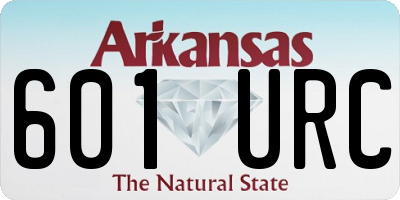 AR license plate 601URC