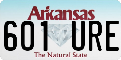 AR license plate 601URE