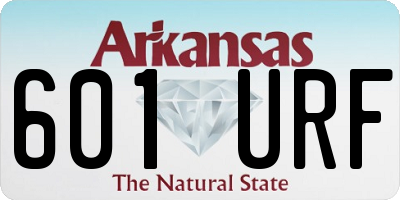 AR license plate 601URF