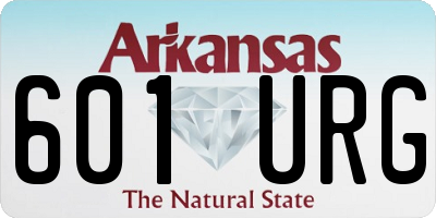AR license plate 601URG