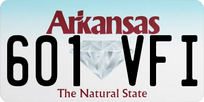 AR license plate 601VFI