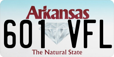 AR license plate 601VFL