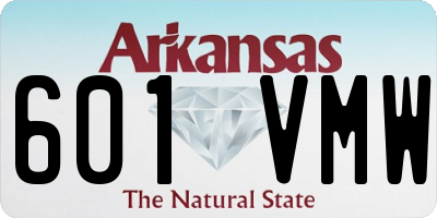 AR license plate 601VMW