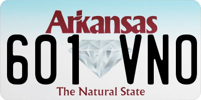 AR license plate 601VNO