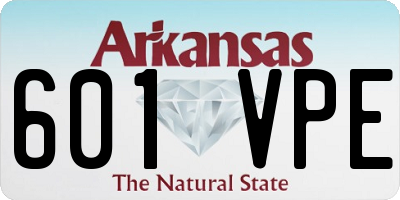 AR license plate 601VPE