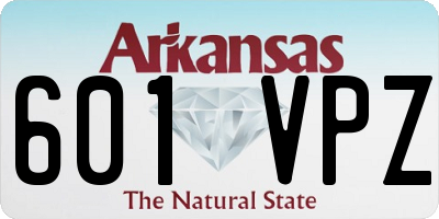 AR license plate 601VPZ