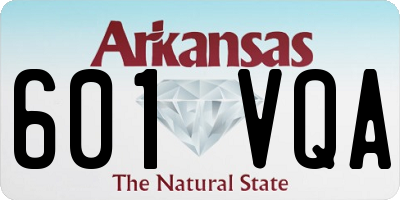 AR license plate 601VQA