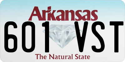 AR license plate 601VST