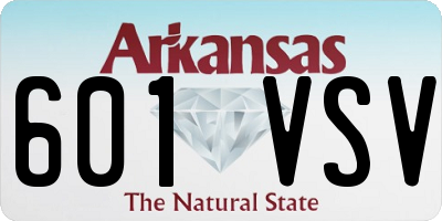 AR license plate 601VSV