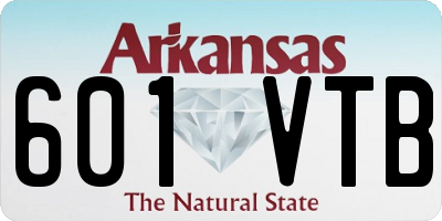 AR license plate 601VTB
