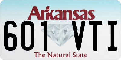 AR license plate 601VTI