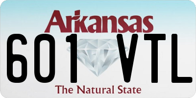 AR license plate 601VTL