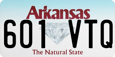 AR license plate 601VTQ