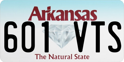 AR license plate 601VTS