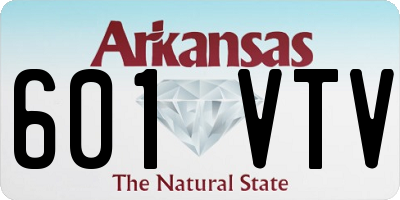 AR license plate 601VTV