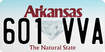 AR license plate 601VVA