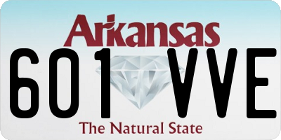 AR license plate 601VVE