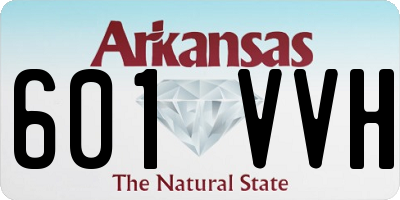AR license plate 601VVH