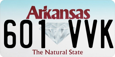 AR license plate 601VVK